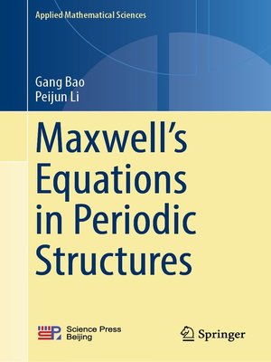 cover image of Maxwell's Equations in Periodic Structures